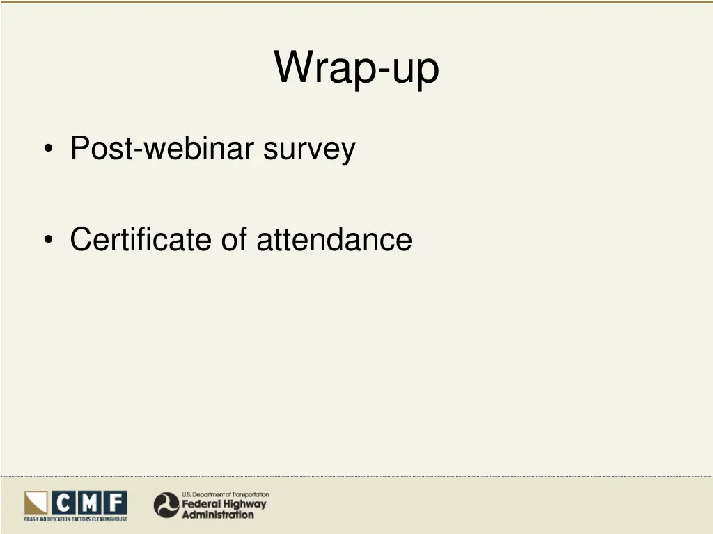 wrap up