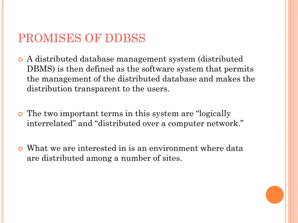 promises of ddbss