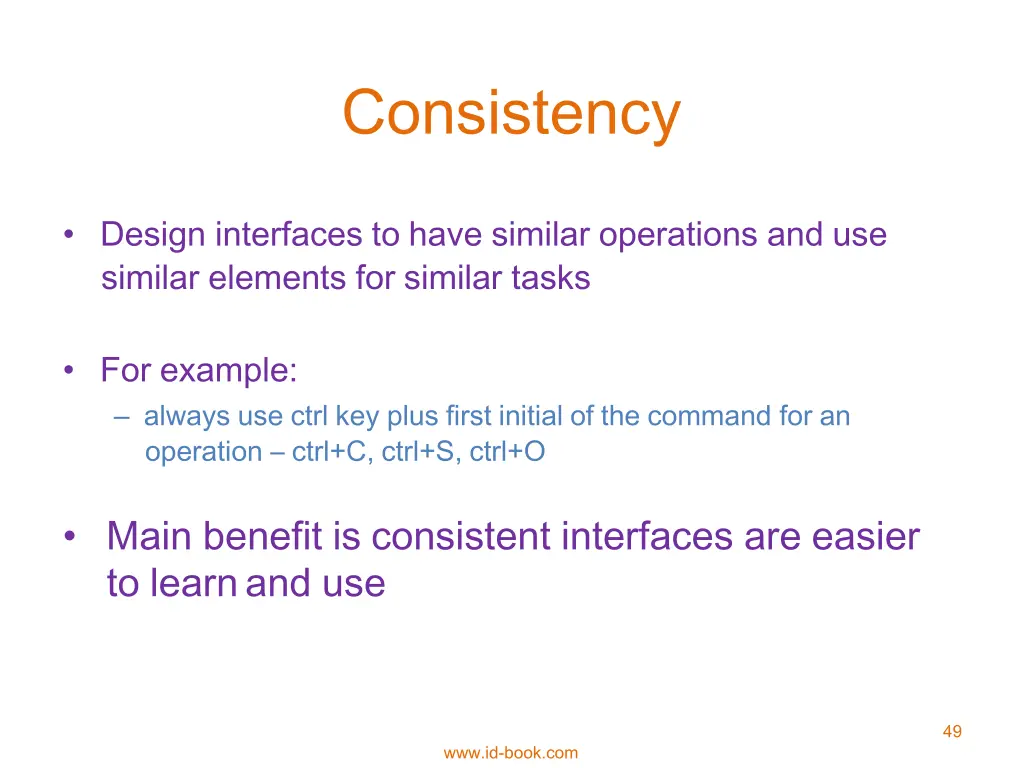 consistency