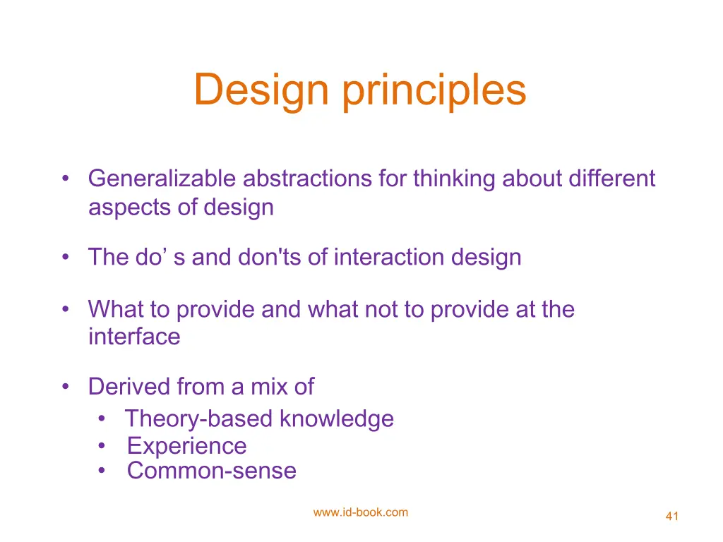 design principles