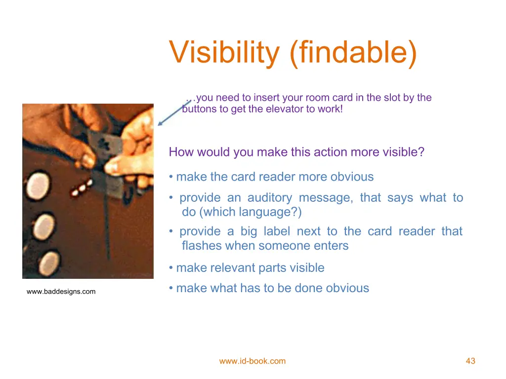 visibility findable 1