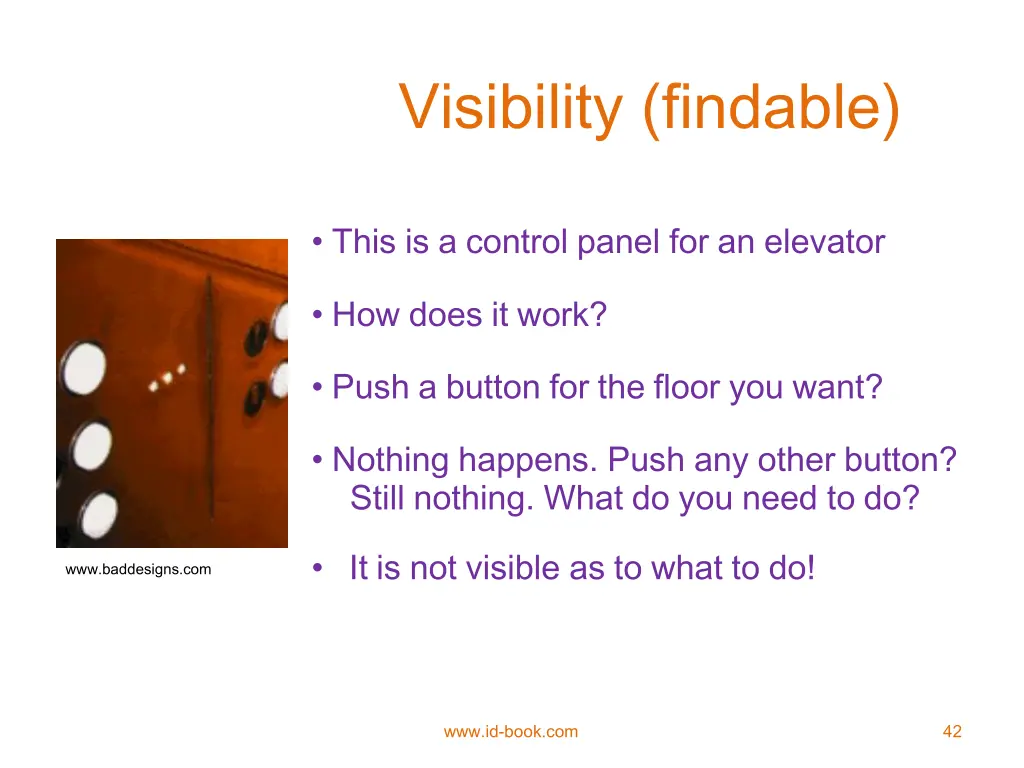 visibility findable