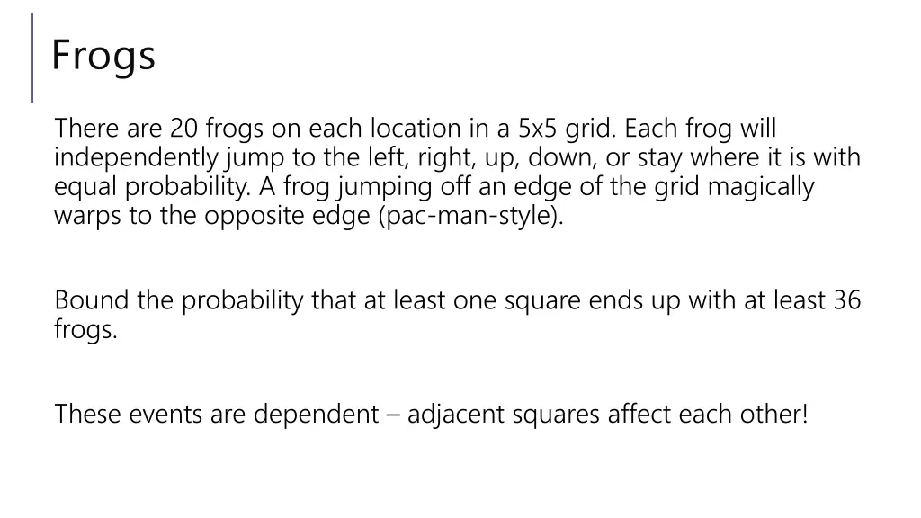 frogs