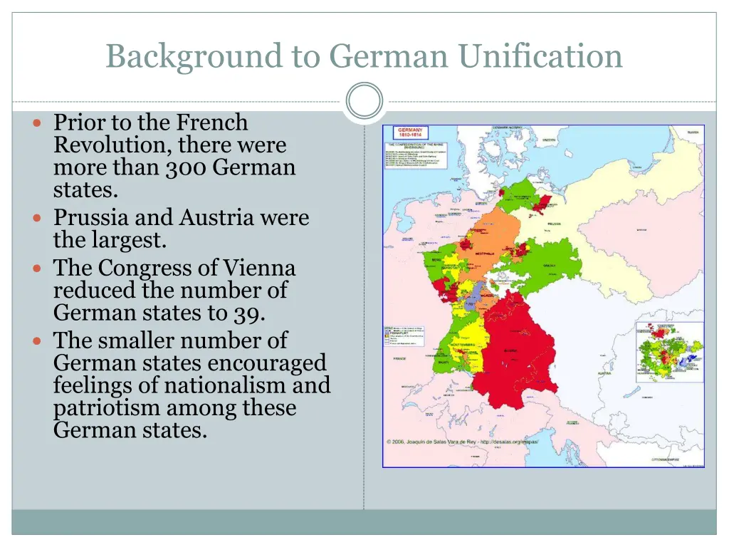 background to german unification