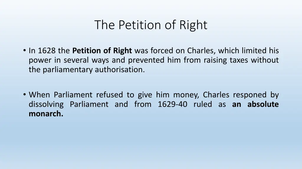 the petition of right