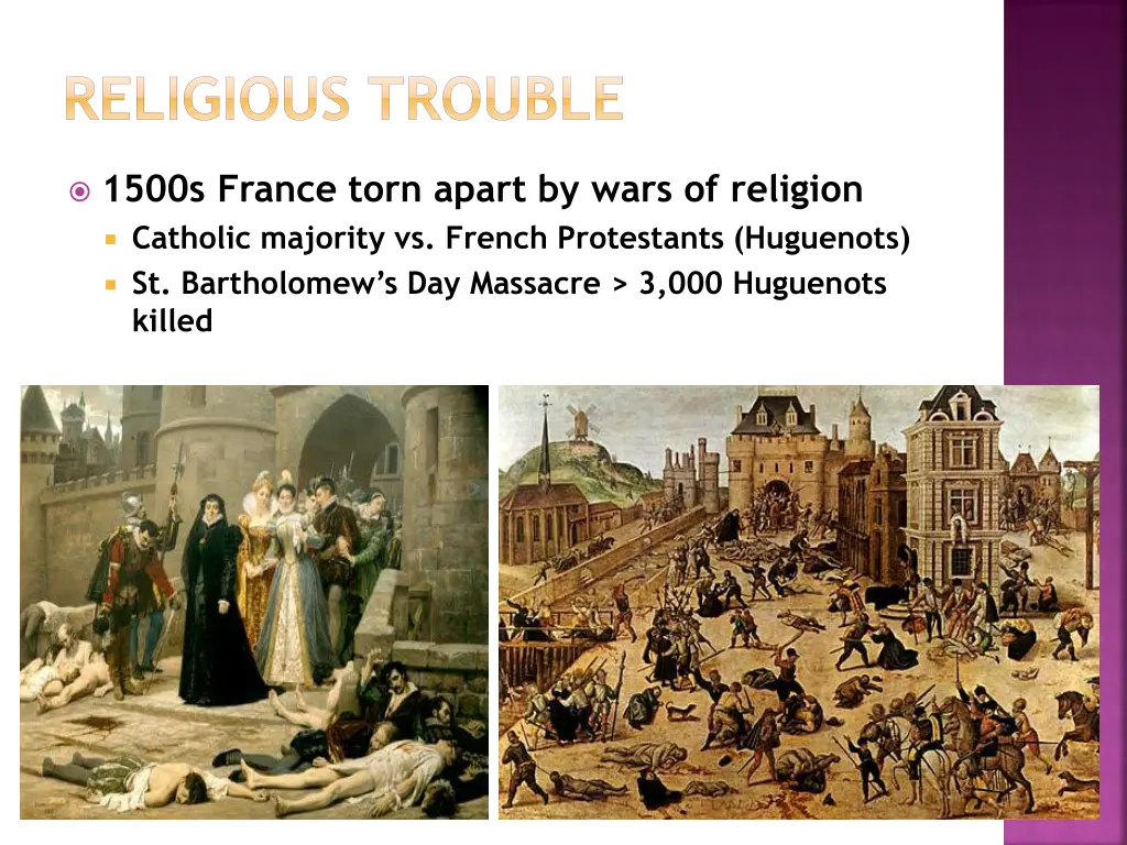 religious trouble