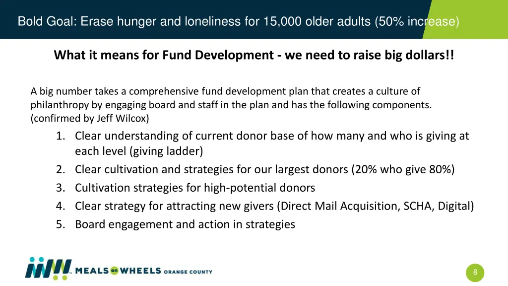 bold goal erase hunger and loneliness