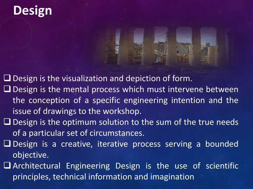 design