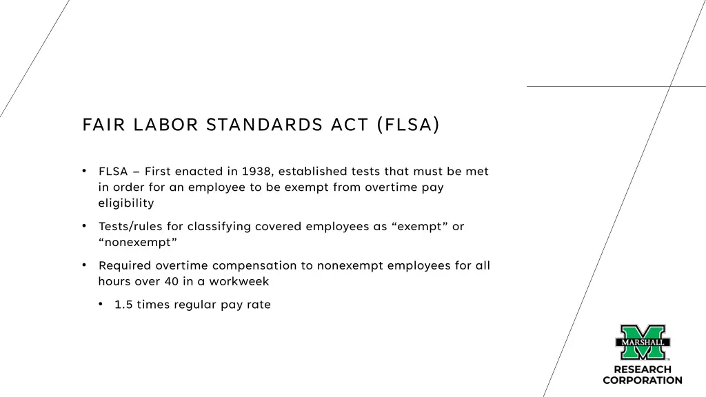 fair labor standards act flsa