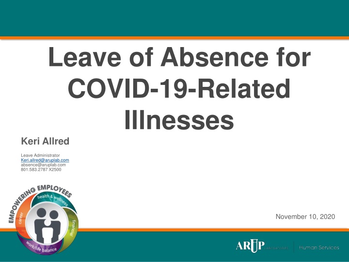 leave of absence for covid 19 related illnesses