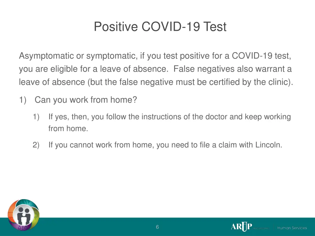 positive covid 19 test