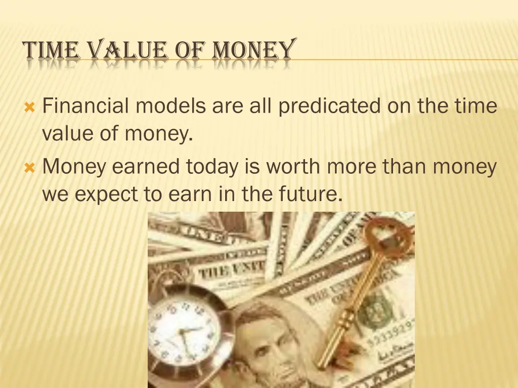 time value of money