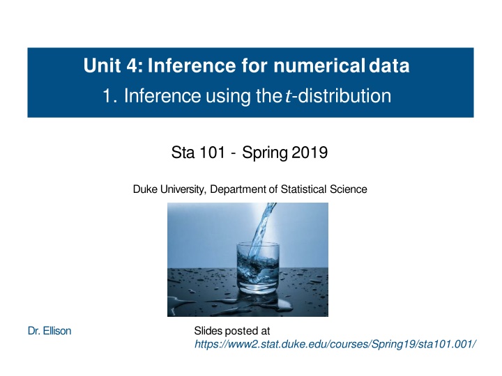 unit 4 inference for numericaldata 1 inference