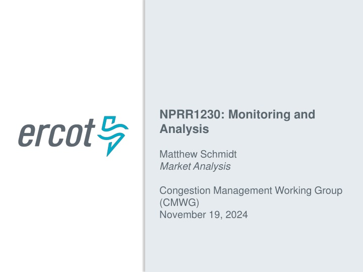 nprr1230 monitoring and analysis