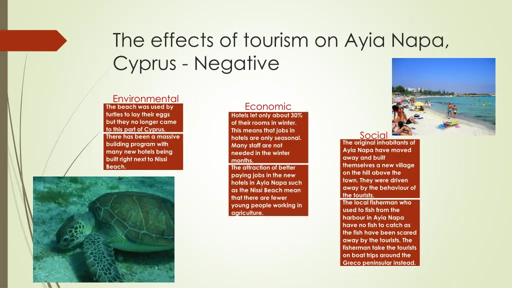 the effects of tourism on ayia napa cyprus 1
