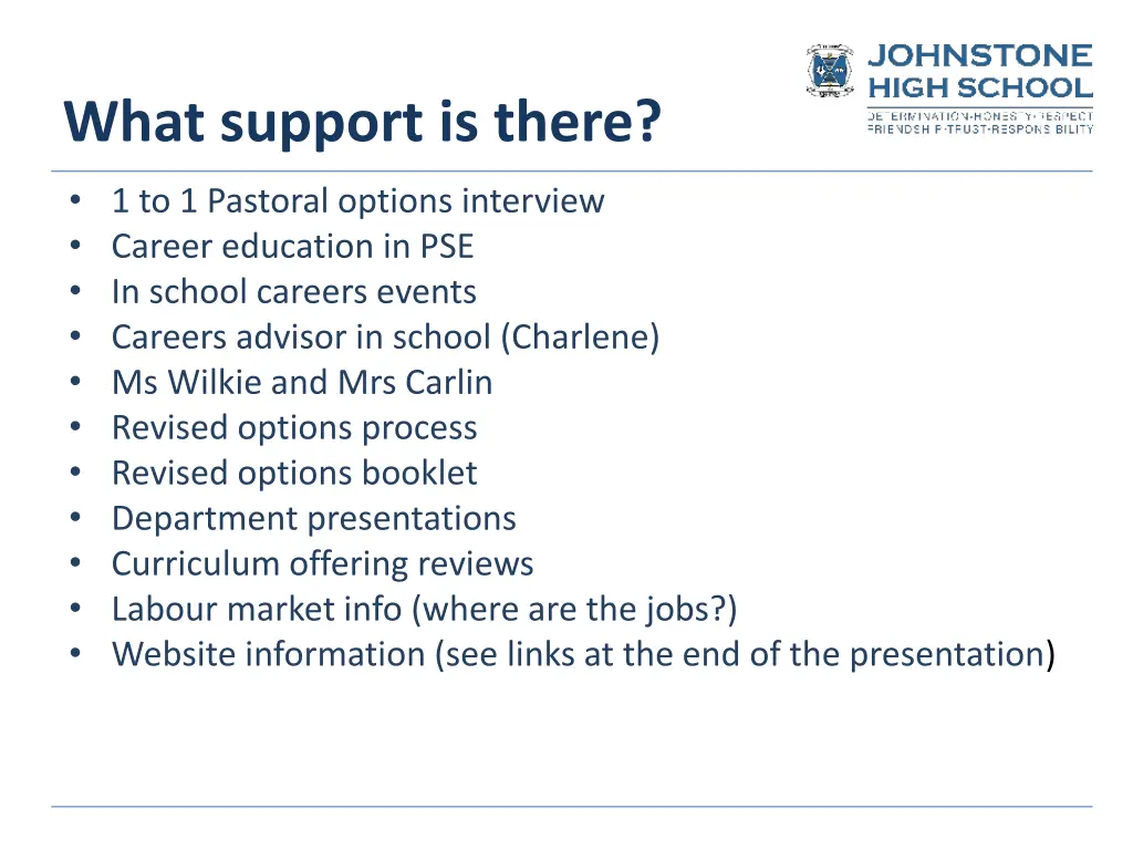 what support is there