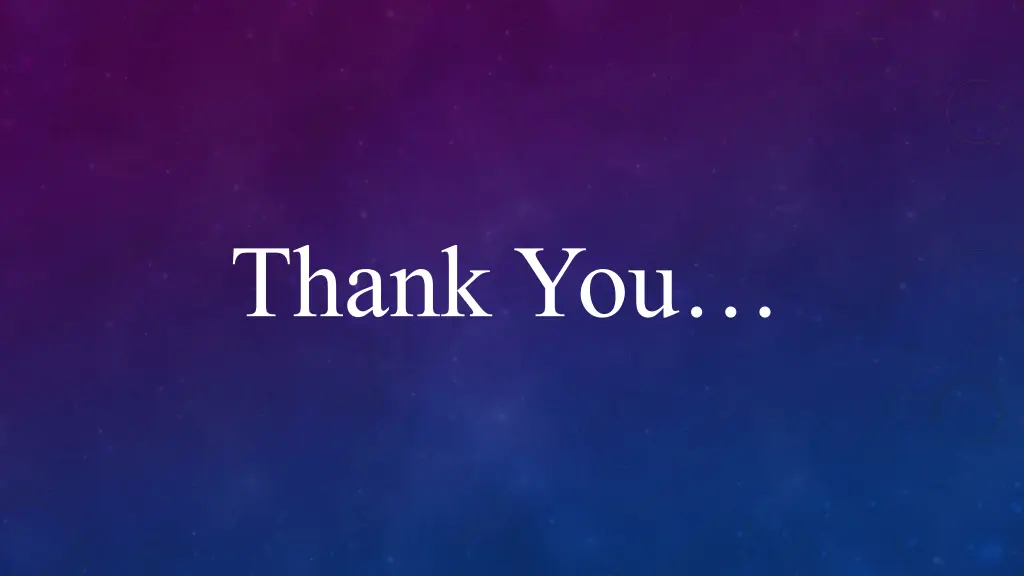 thank you