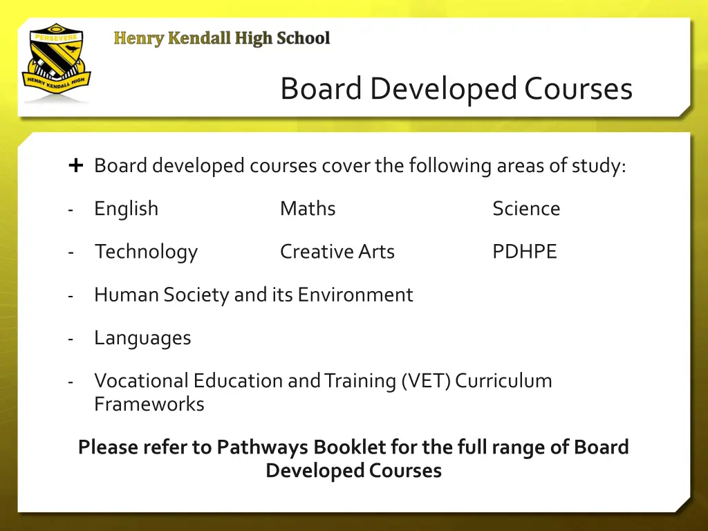 henry kendall high school 7
