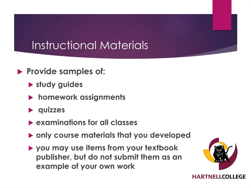 instructional materials 1