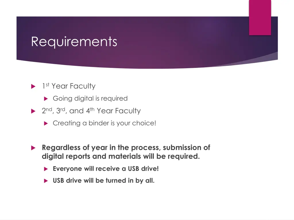 requirements