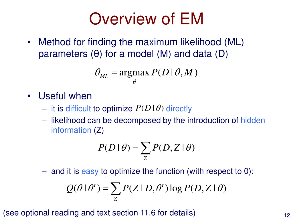 overview of em