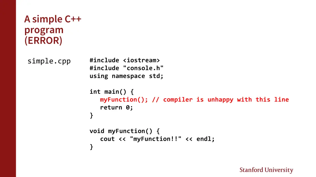a simple c program error