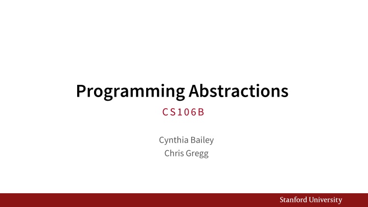 programming abstractions cs106b