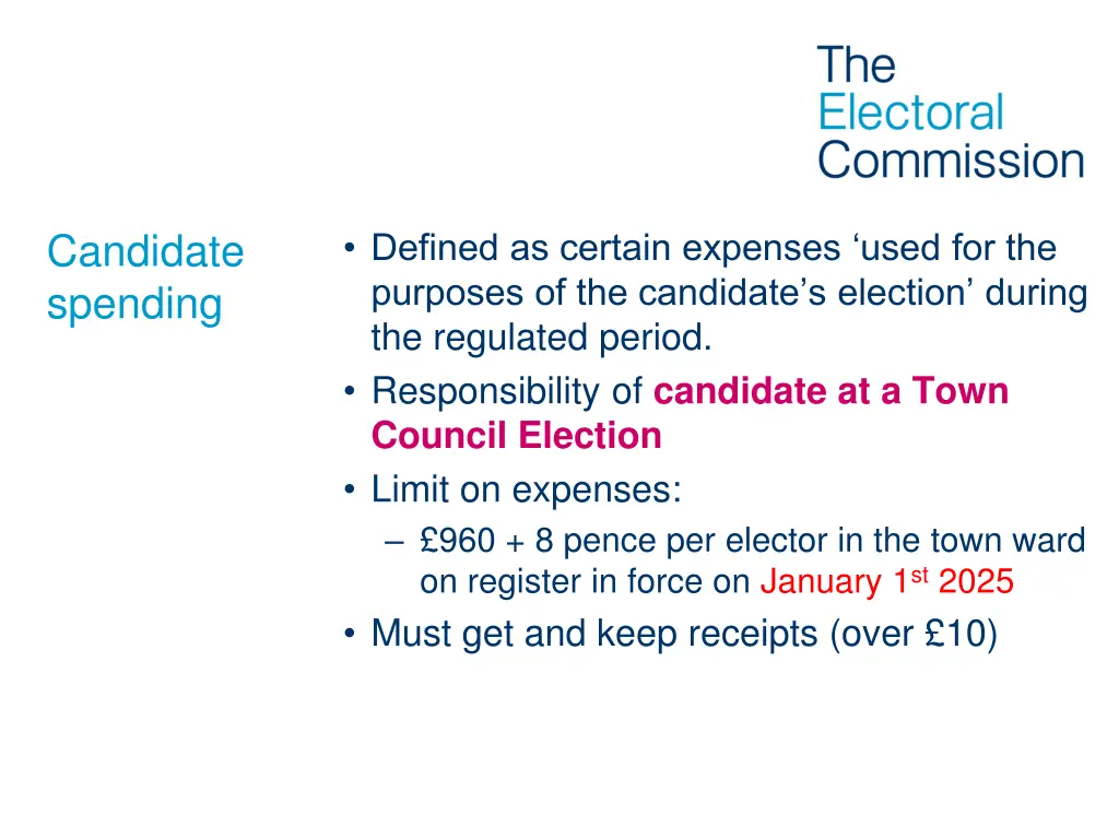 candidate spending
