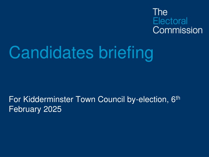 candidates briefing