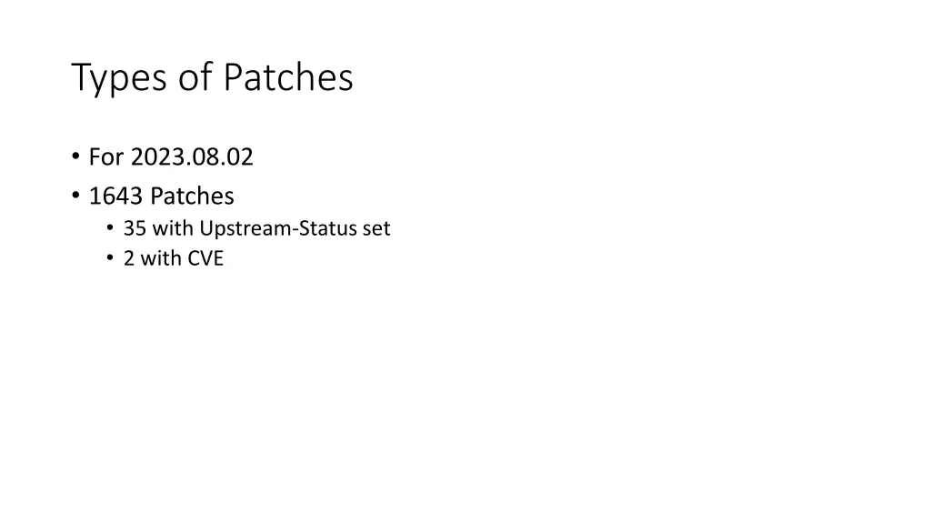 types of patches 1