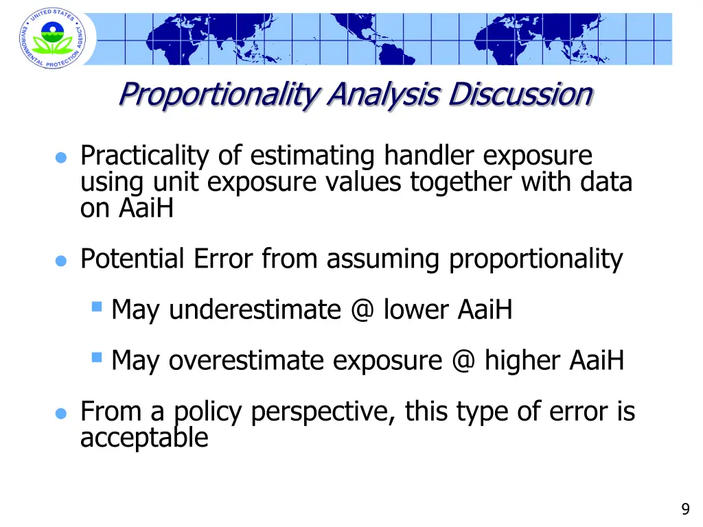 proportionality analysis discussion