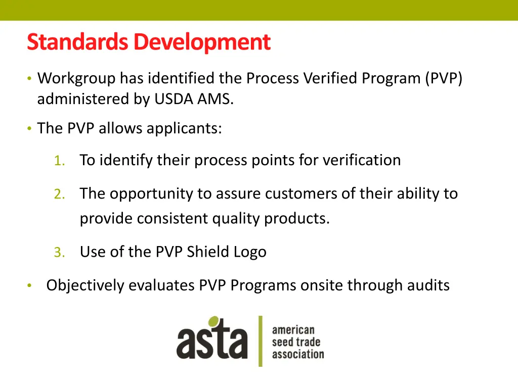 workgroup has identified the process verified