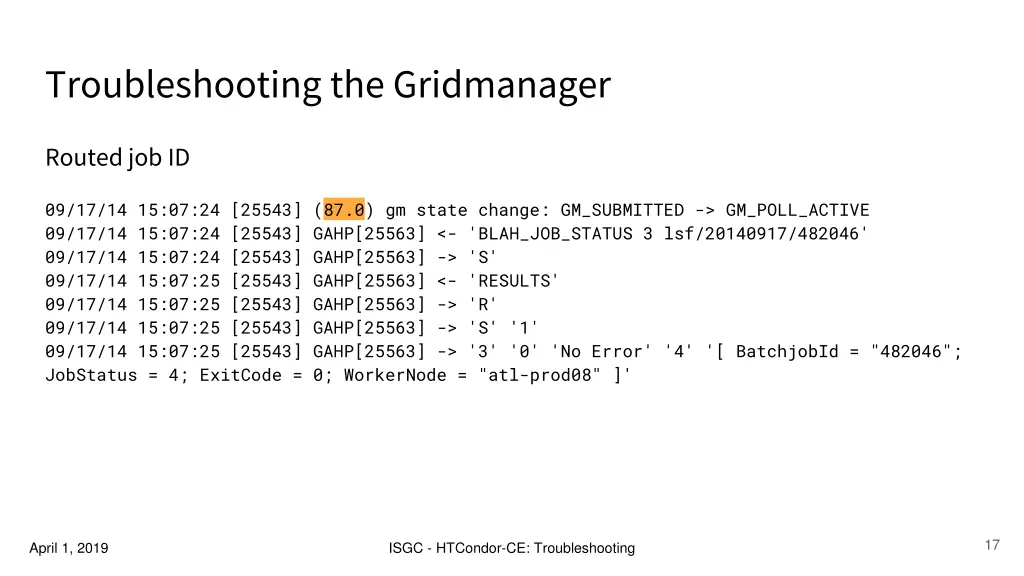 troubleshooting the gridmanager 2