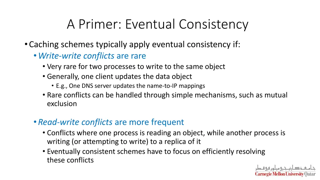 a primer eventual consistency 1