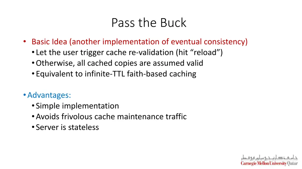 pass the buck