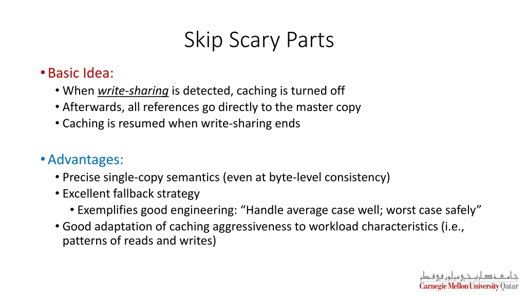 skip scary parts