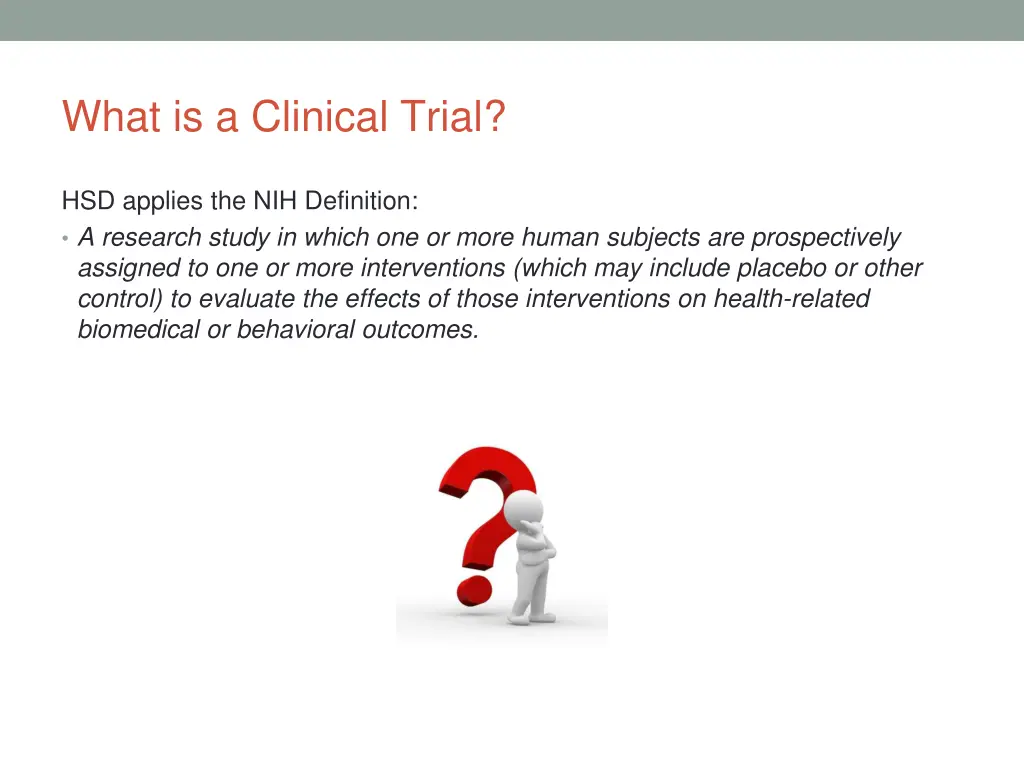 what is a clinical trial