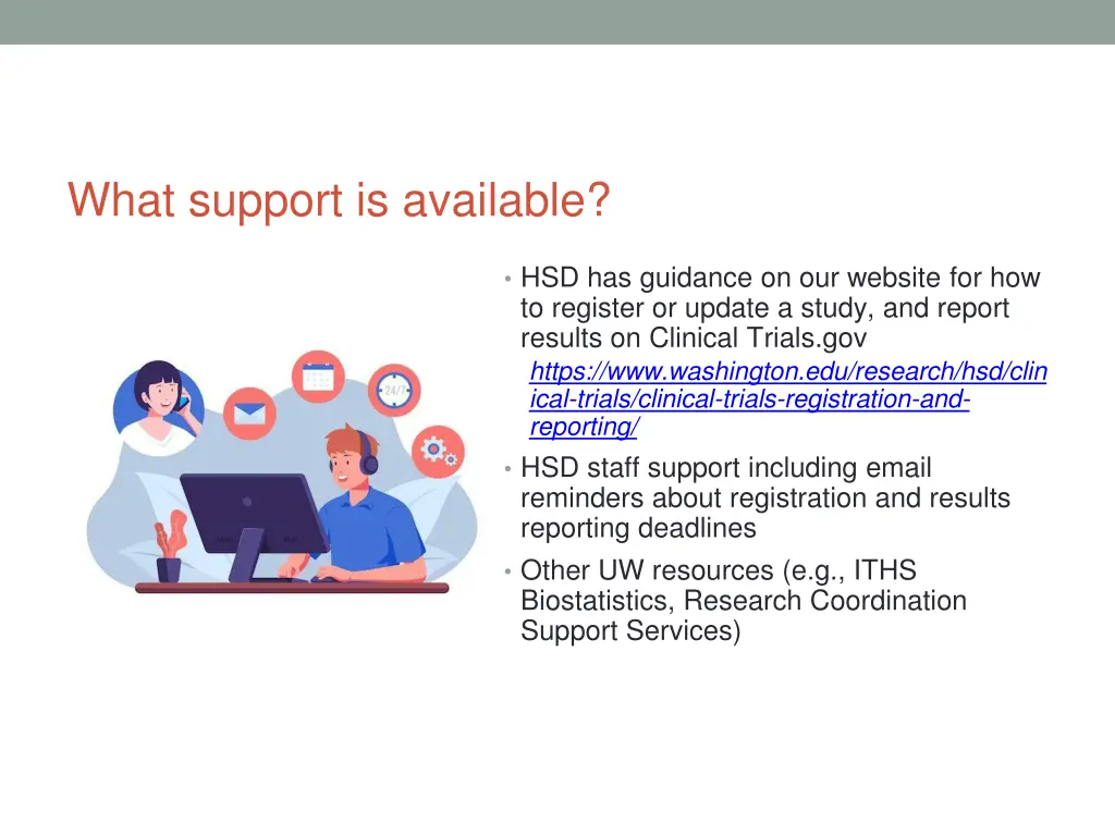 what support is available