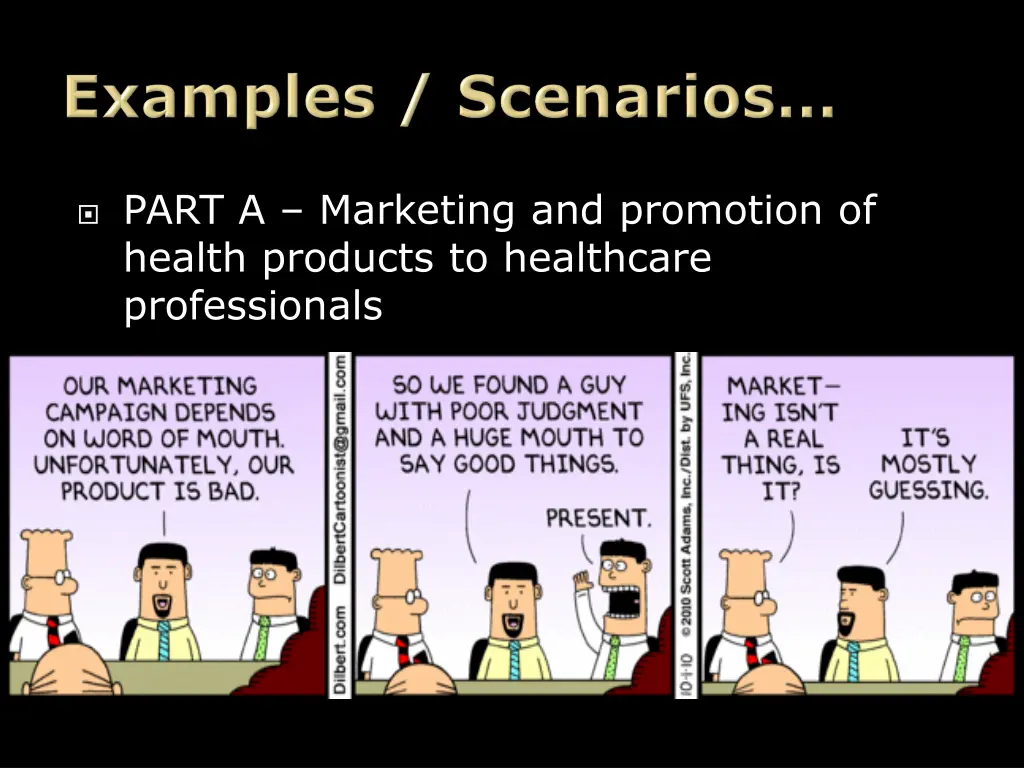 part a marketing and promotion of health products 1