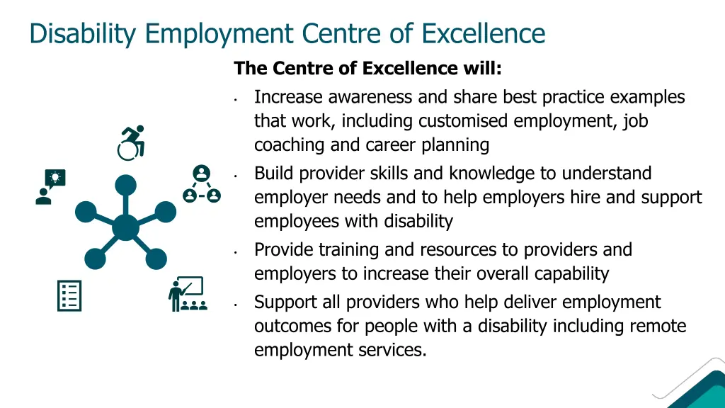 disability employment centre of excellence