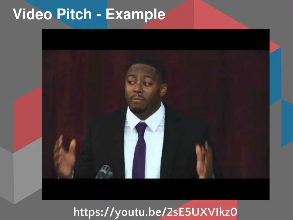 video pitch example
