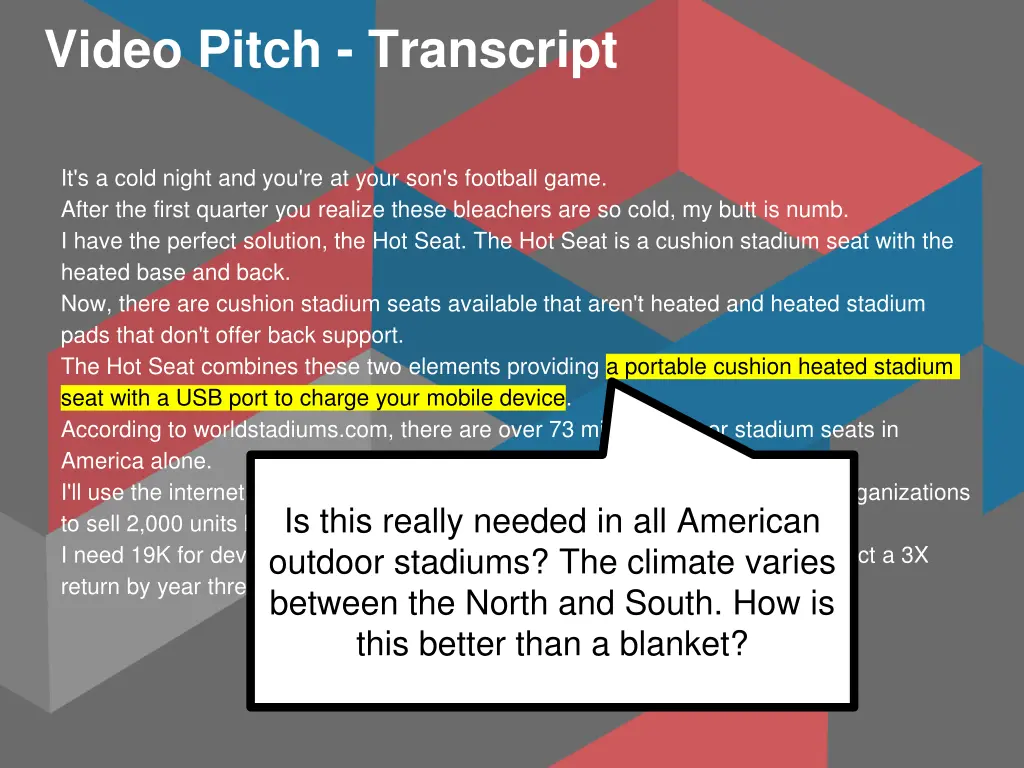 video pitch transcript 16