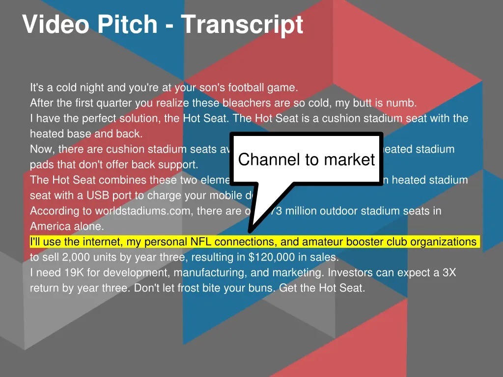 video pitch transcript 7