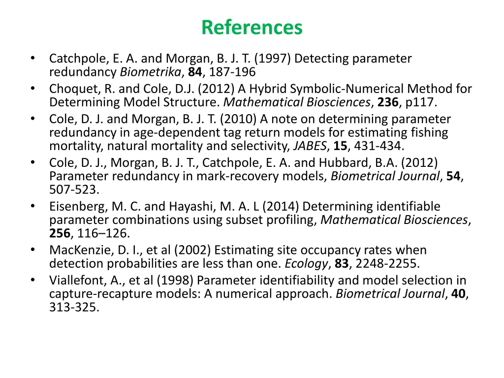 references