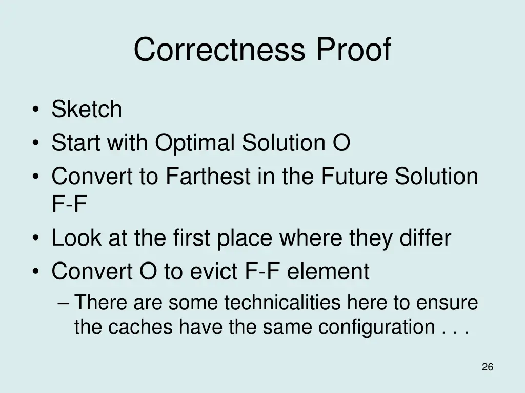 correctness proof