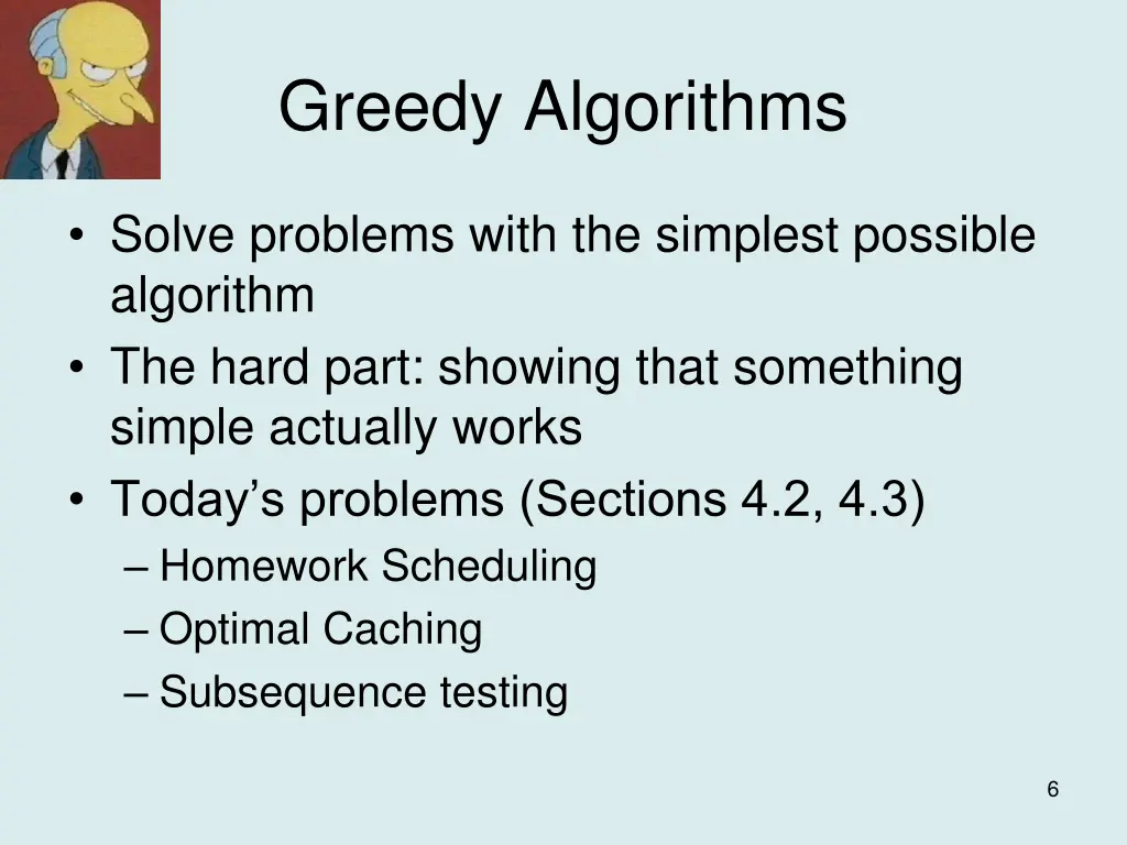 greedy algorithms