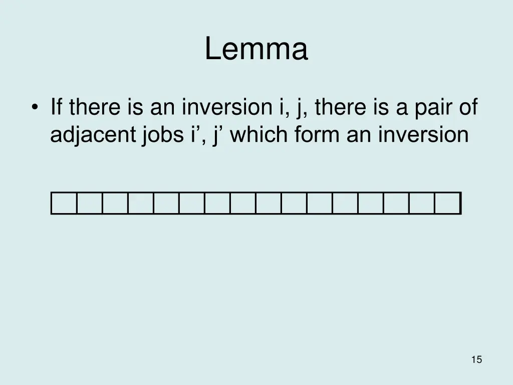 lemma