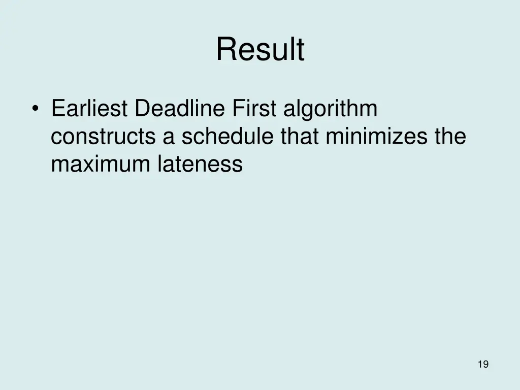 result