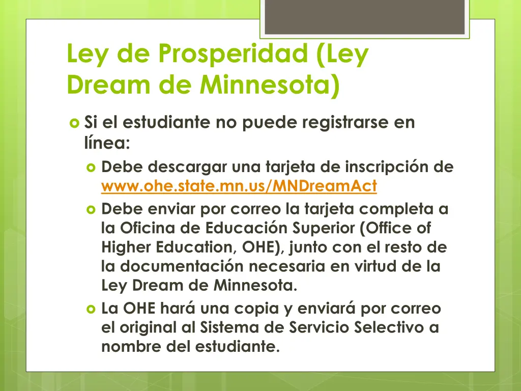 ley de prosperidad ley dream de minnesota 4