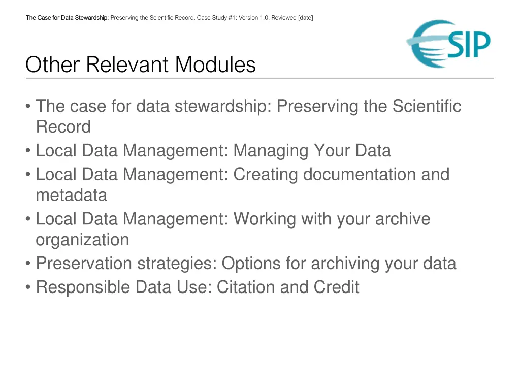 the case for data stewardship the case for data 5